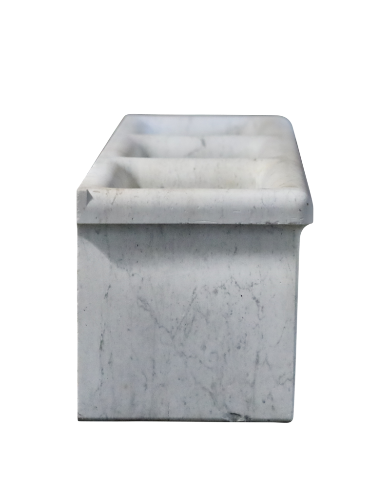 Maison Leon Van den Bogaert Trog aus Carrara-Marmor