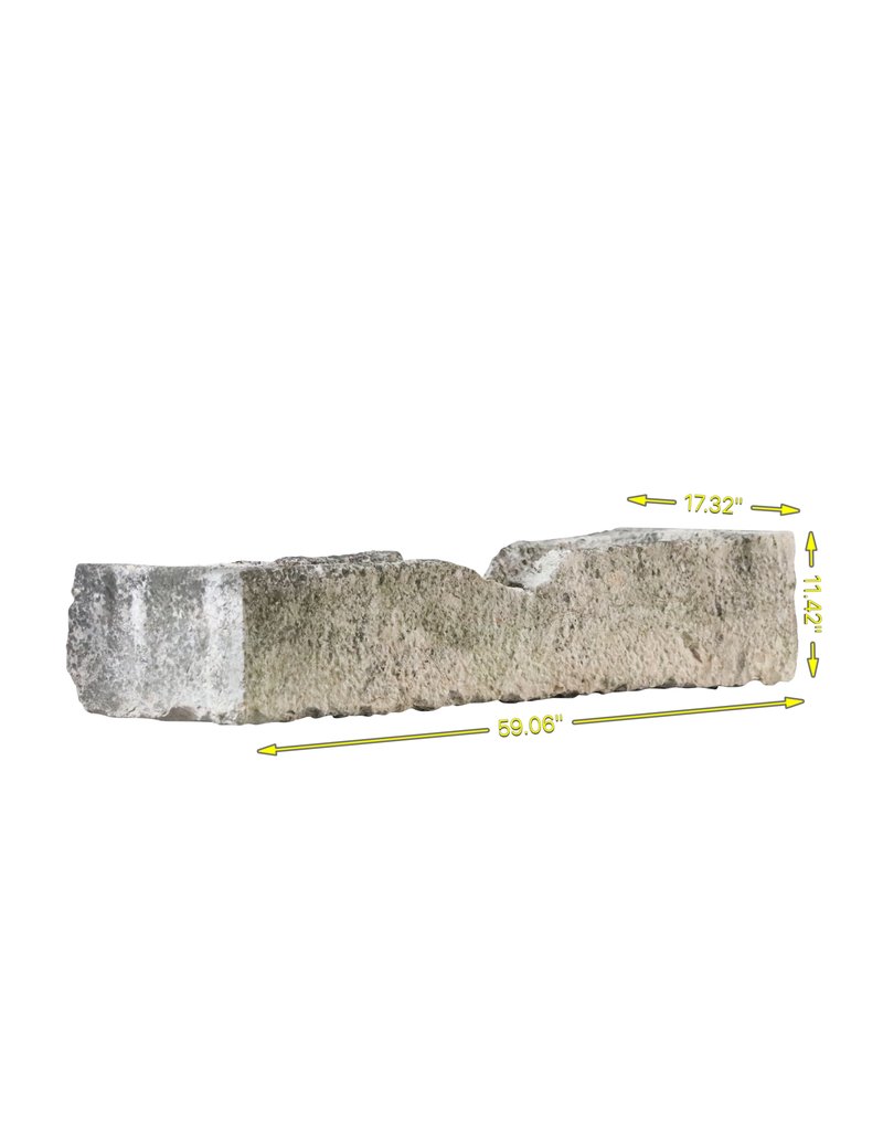 Maison Leon Van den Bogaert Rustiek Frans Kalkstenen Trog Fragment