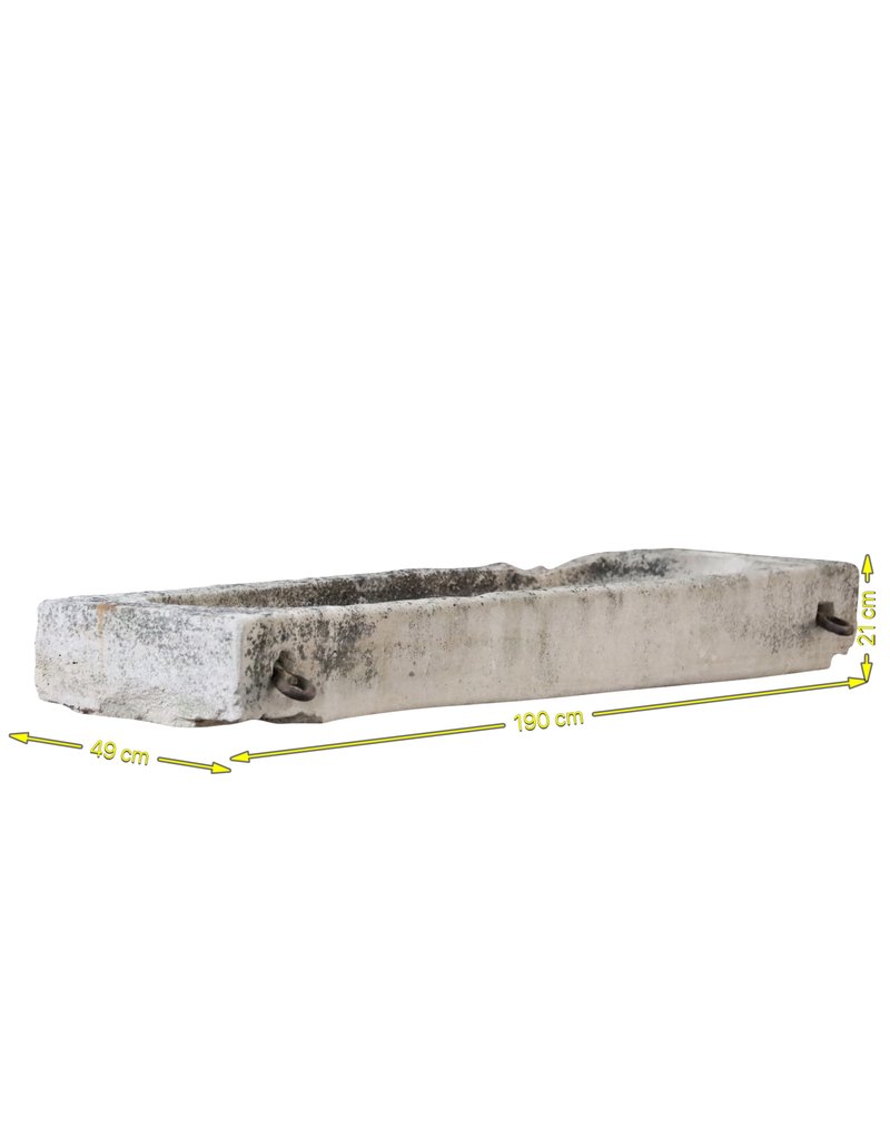 French Farm Style Limestone Trough