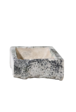Maison Leon Van den Bogaert Rustiek Frans kalkstenen trogfragment in kalksteen