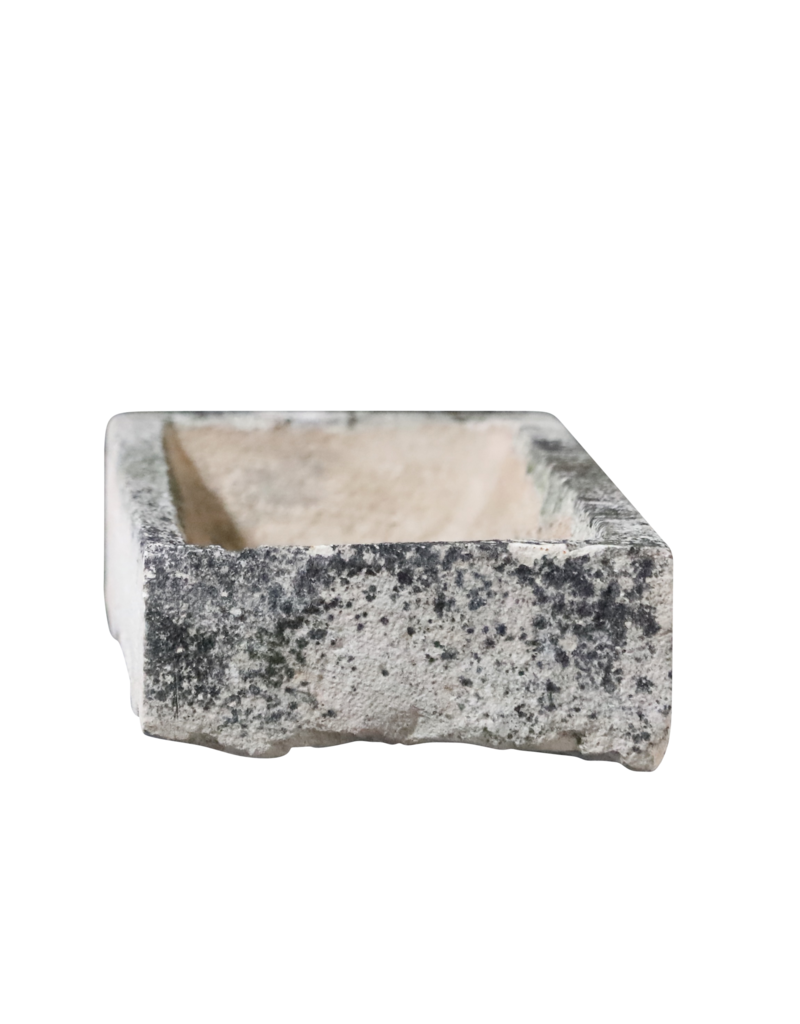 Maison Leon Van den Bogaert Rustic French Limestone Trough Fragment In Limestone