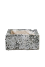 Rustic French Limestone Trough Fragment In Limestone