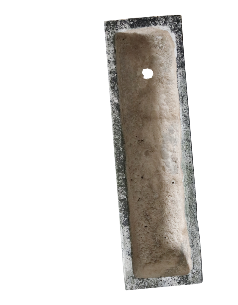 Maison Leon Van den Bogaert Rustic French Limestone Trough Fragment In Limestone
