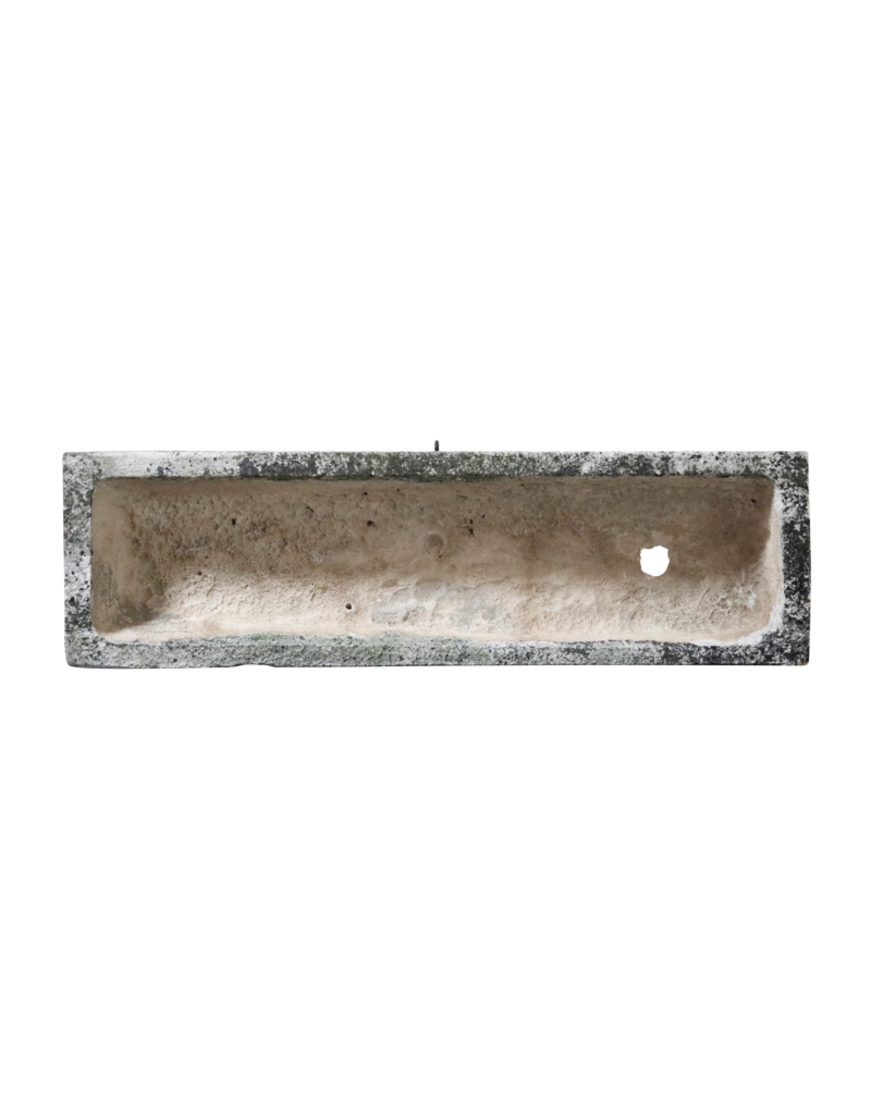 Maison Leon Van den Bogaert Rustic French Limestone Trough Fragment In Limestone