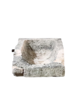 Trough Fragment In Limestone