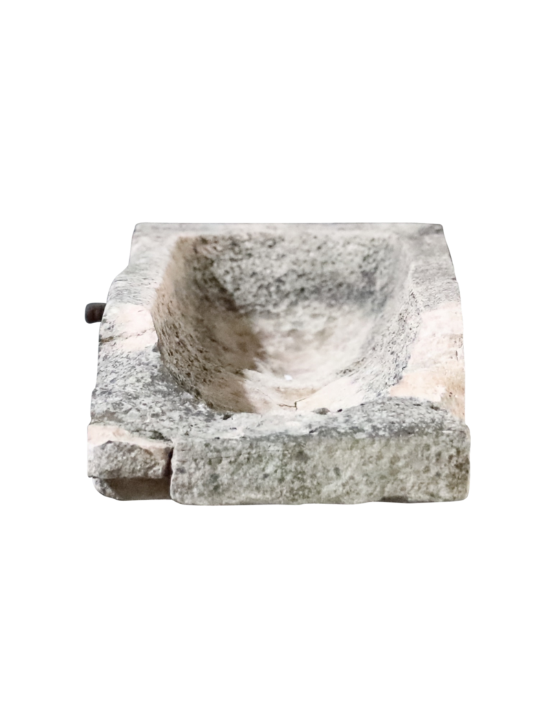 Maison Leon Van den Bogaert Fragmento De Comedero Antigua En Piedra Caliza