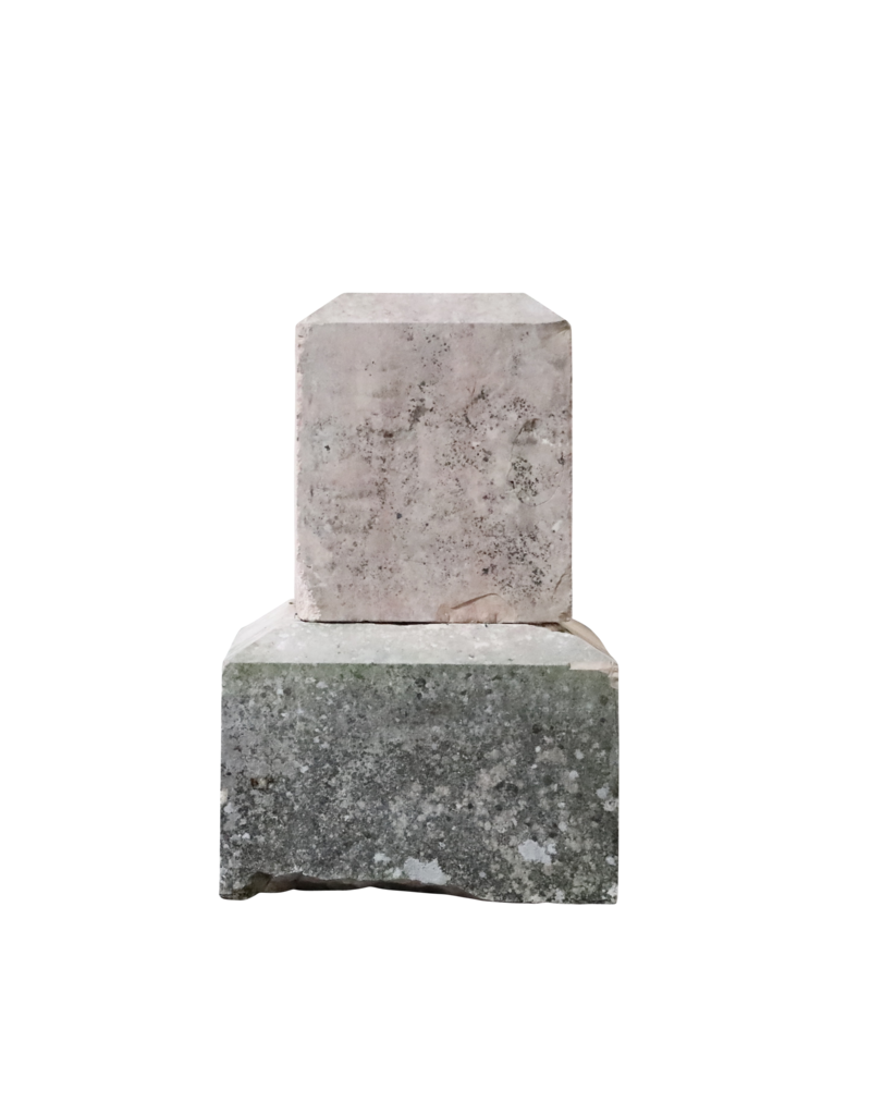 Blok In Franse Bourgondische Harde Kalksteen