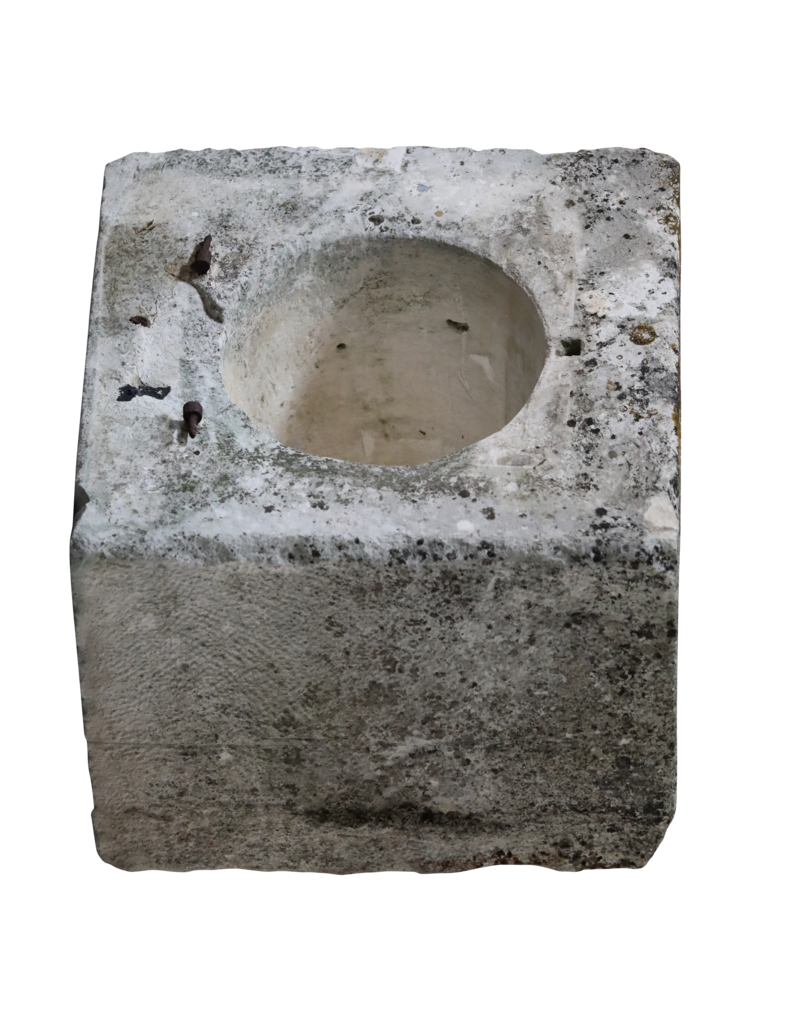 Maison Leon Van den Bogaert Vintage Brunnenkranz aus Kalkstein