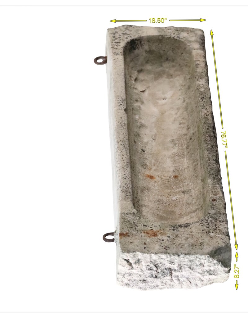 Maison Leon Van den Bogaert Antik französischer Trog im Bauernhausstil