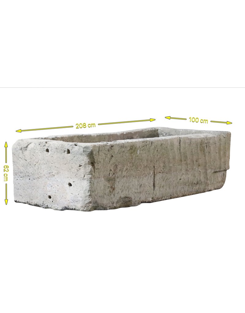 French Farm Style Limestone Trough