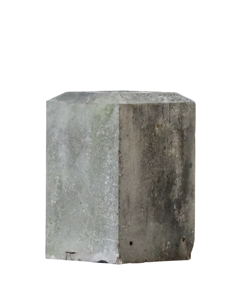 Französischer Kalkstein-Tischfuß Bloc