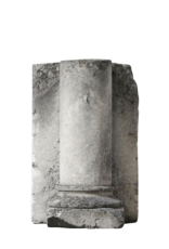 Antique Limestone Column