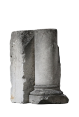 Maison Leon Van den Bogaert Antike Kalksteinsäule