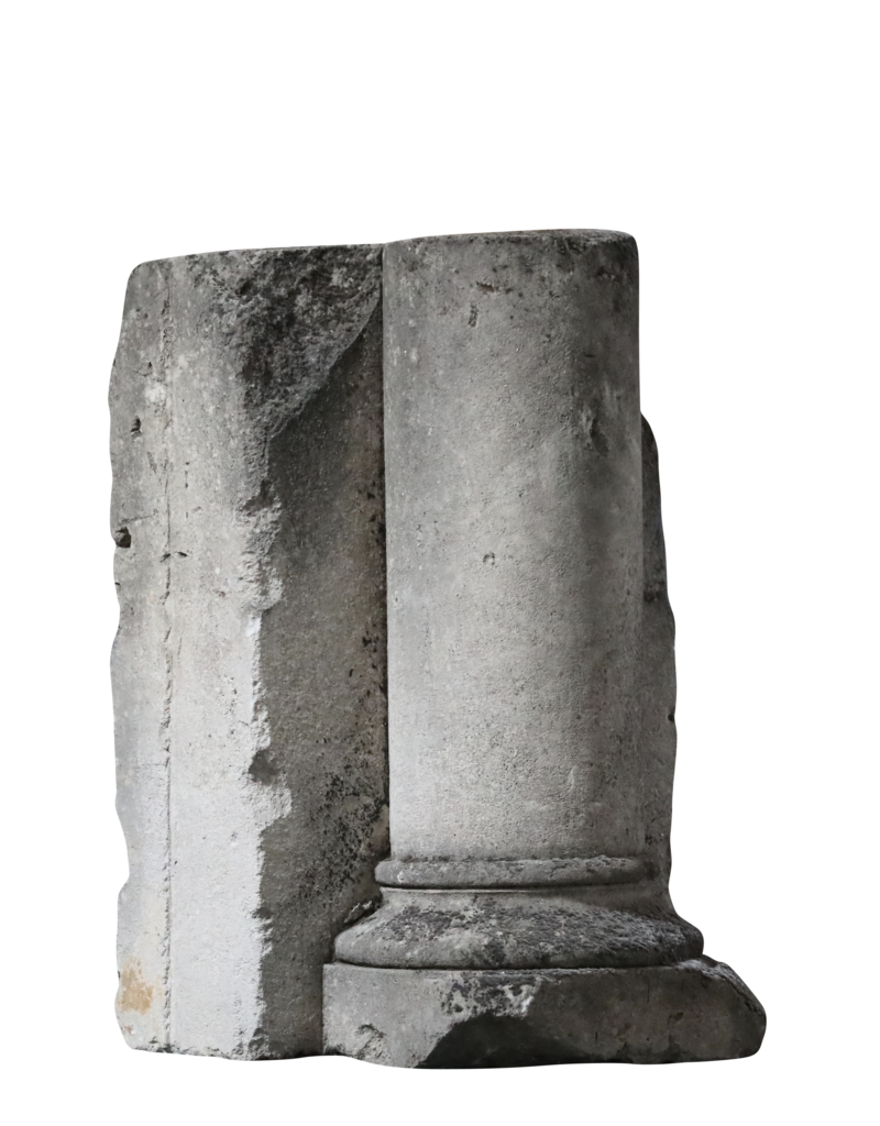 Antique Limestone Column