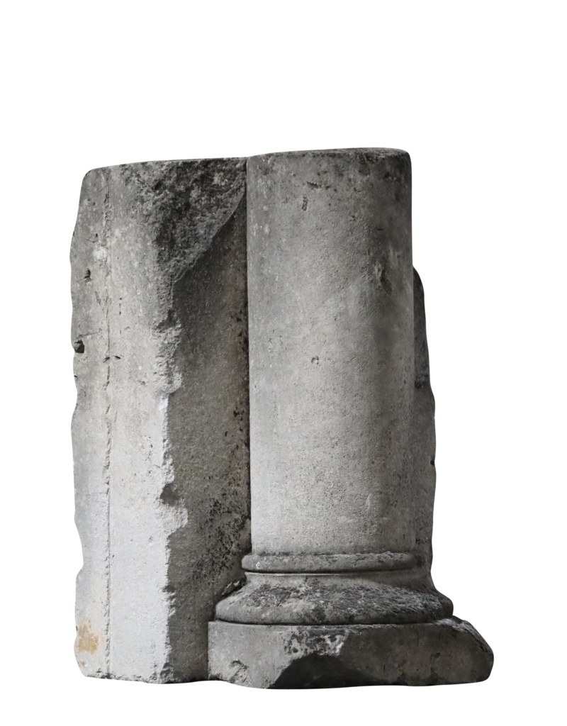 Columna De Piedra Caliza Antigua