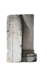Antieke Kalkstenen Zuil