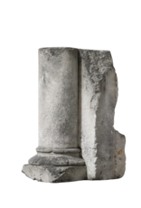 Maison Leon Van den Bogaert Antike Kalksteinsäule