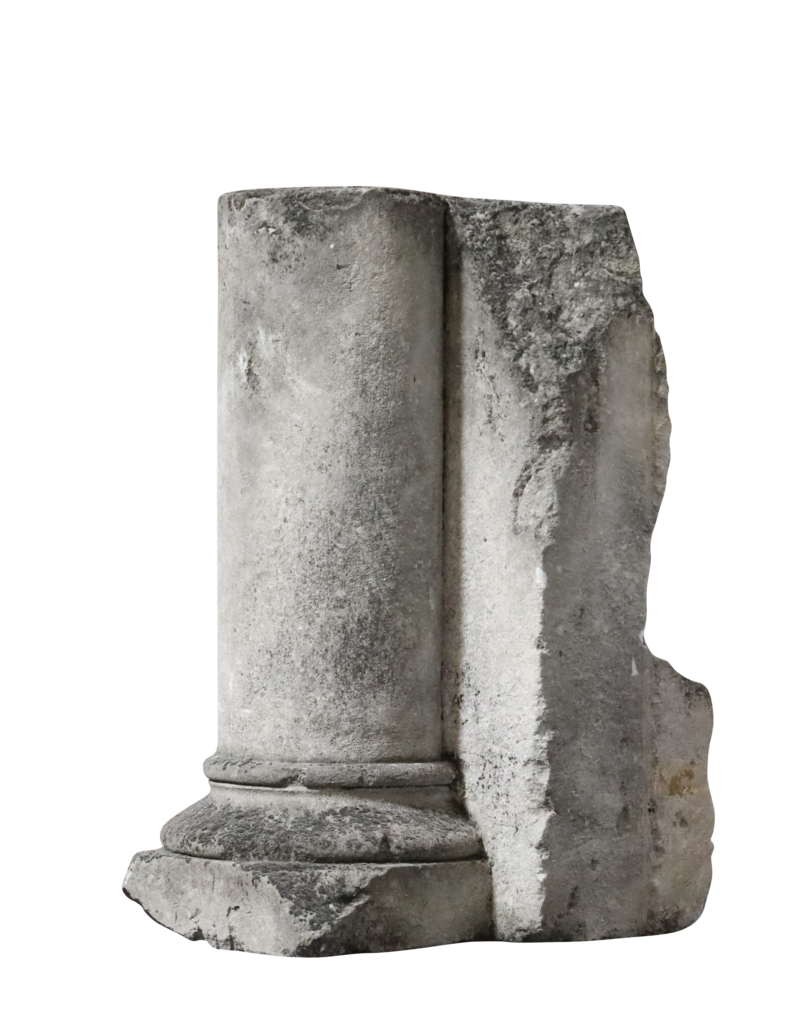 Colonne Antique En Calcaire