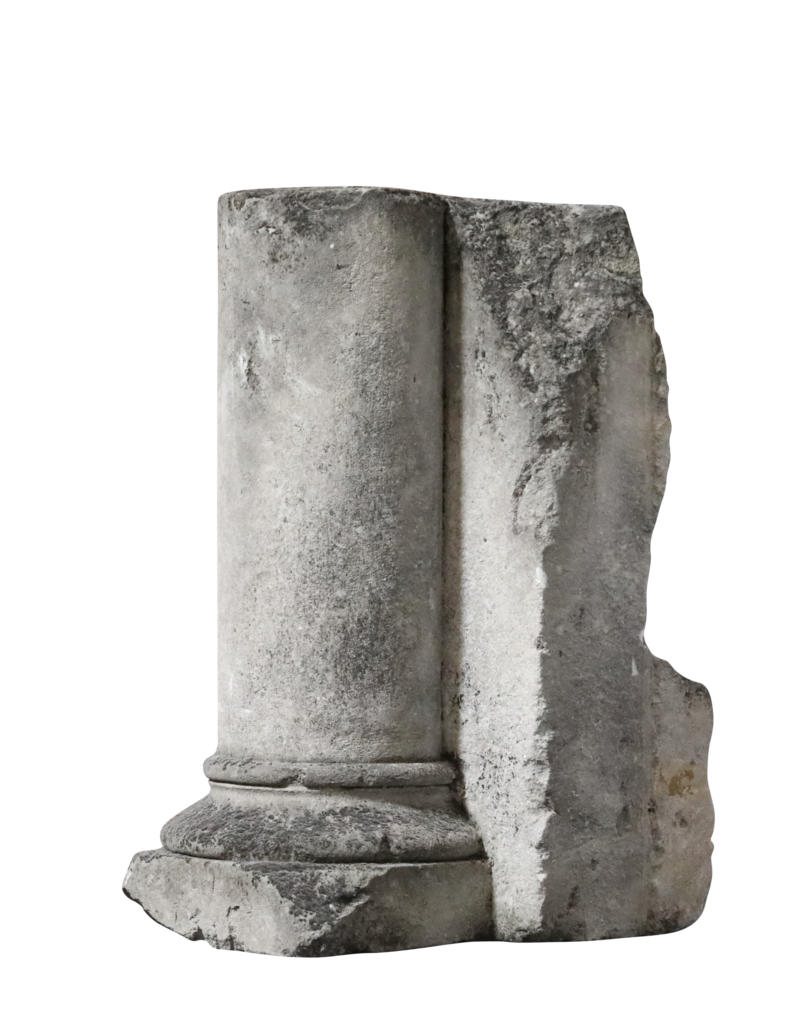 Maison Leon Van den Bogaert Antike Kalksteinsäule
