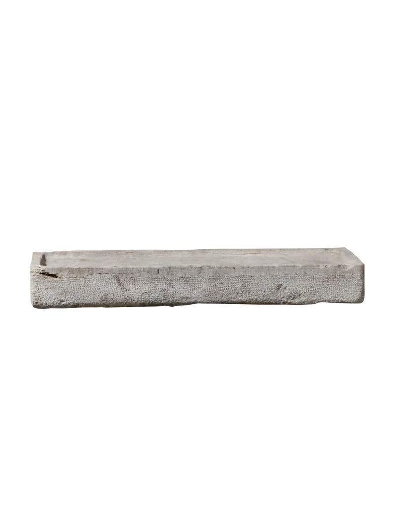 Reclaimed Limestone Sink Fragment