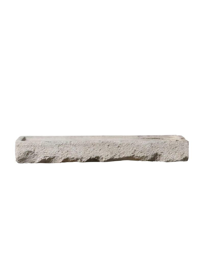 Reclaimed Limestone Sink Fragment