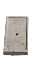 Maison Leon Van den Bogaert Wiedergewonnenes Fragment eines Kalksteinwaschbeckens