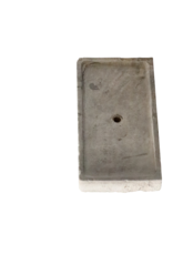 Maison Leon Van den Bogaert Wiedergewonnenes Fragment eines Kalksteinwaschbeckens