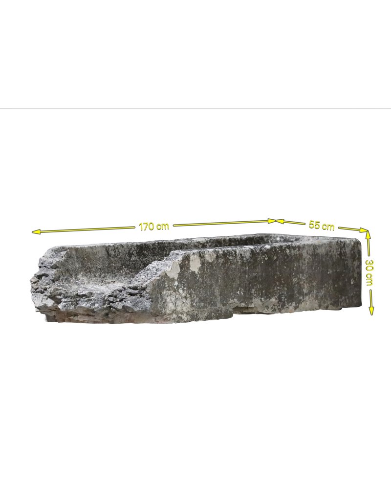 Maison Leon Van den Bogaert Rustikales französisches Kalksteintrogfragment