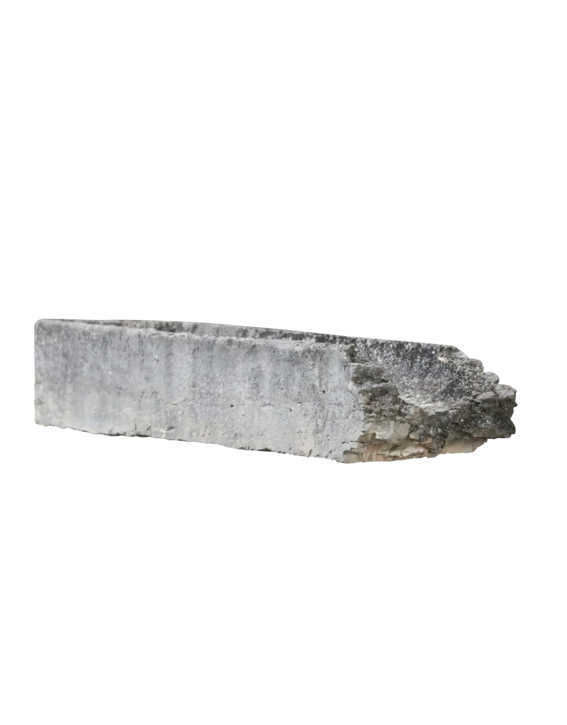 Rustic French Limestone Trough Fragment