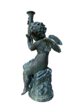 Maison Leon Van den Bogaert Statue De Jardin En Bronze 19Ème Siècle