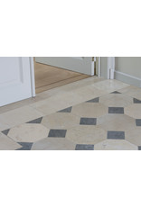 French Octagonal Marble And Stone Mix Floor Tiles