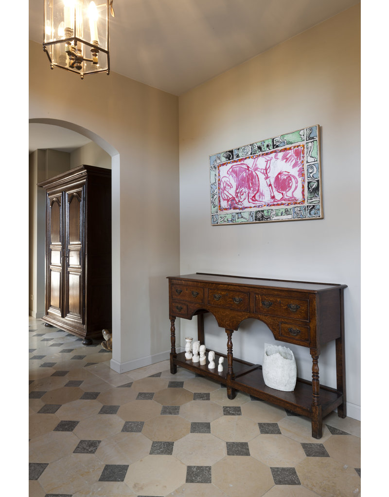 Maison Leon Van den Bogaert Französische achteckige Bodenfliesen aus Marmor und Stein