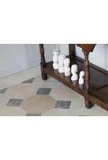 Maison Leon Van den Bogaert Carrelage octogonal en mélange de pierre français avec cabochon
