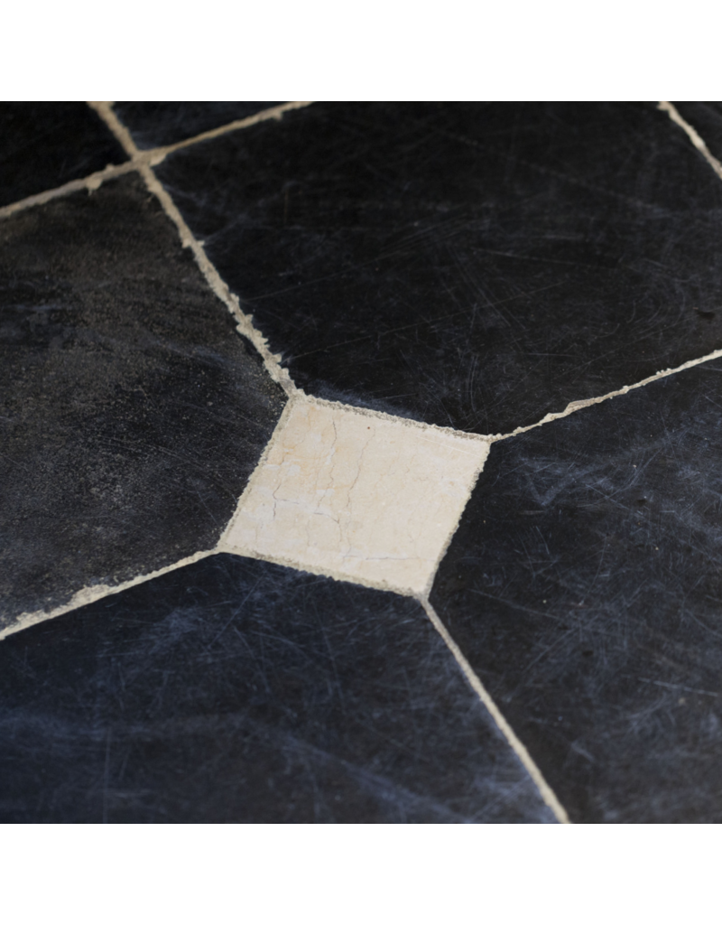 Antique Black Belgian Marble Tiles