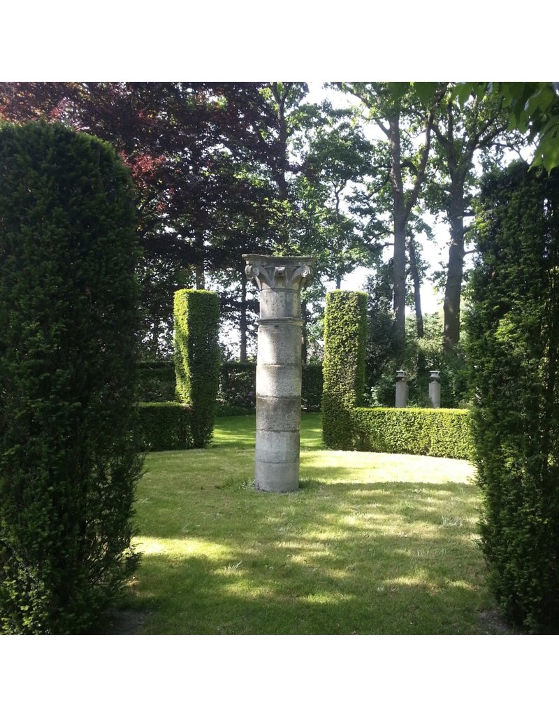 Chapiteau De Colonne En Pierre Naturelle