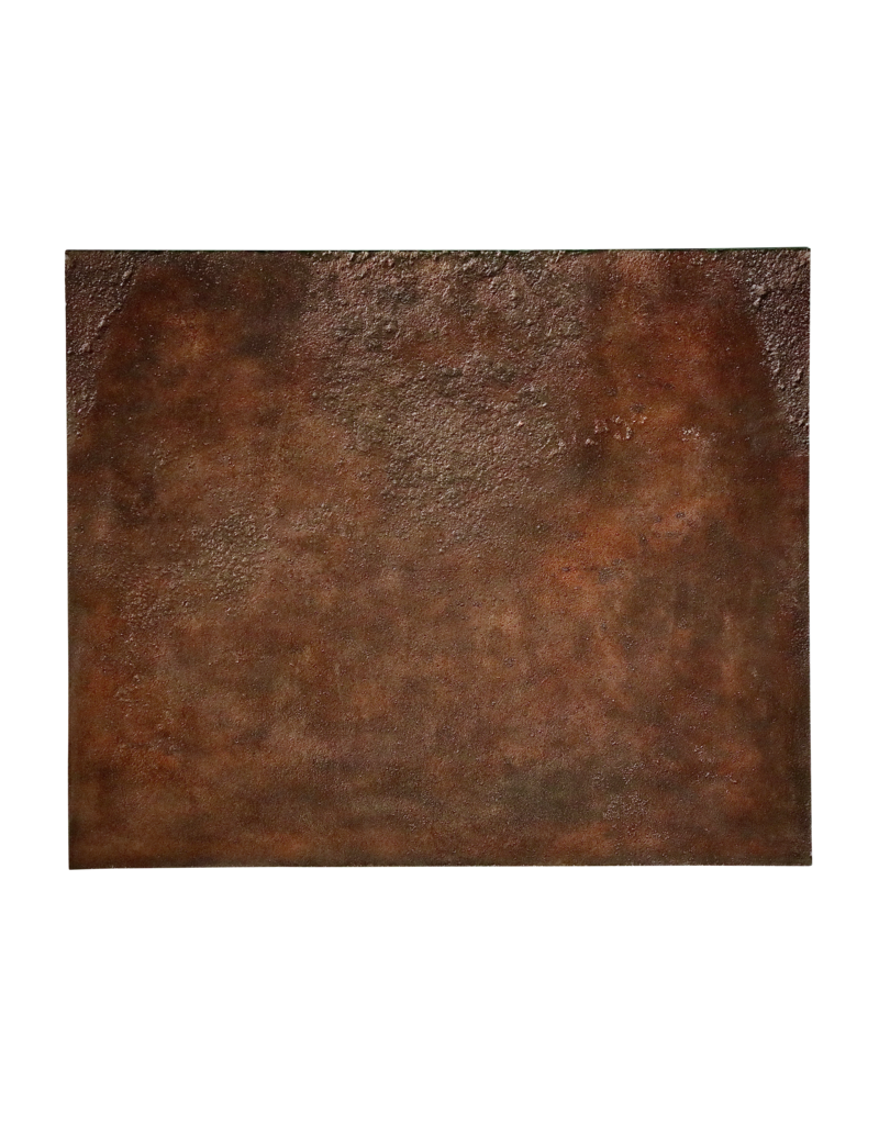 Maison Leon Van den Bogaert Waxed Antique Cast Iron Fireplace Plate