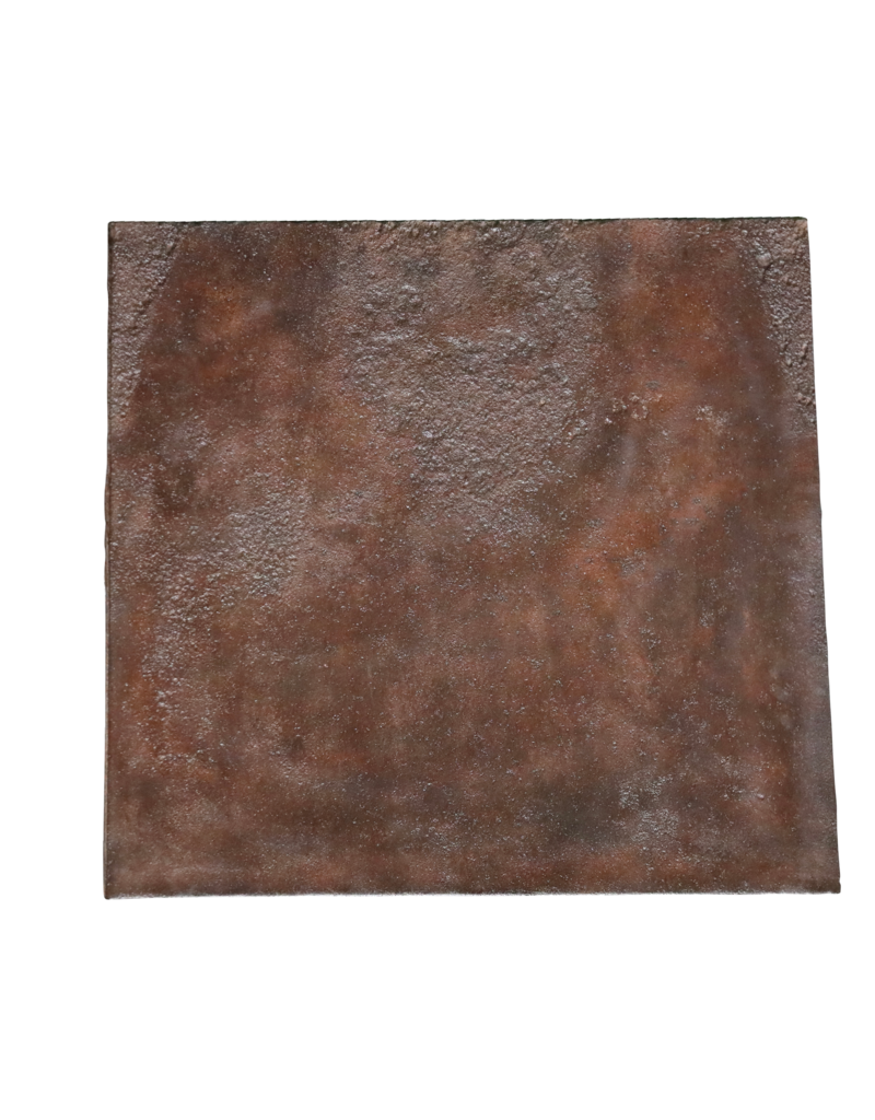 Maison Leon Van den Bogaert Waxed Antique Cast Iron Fireplace Plate
