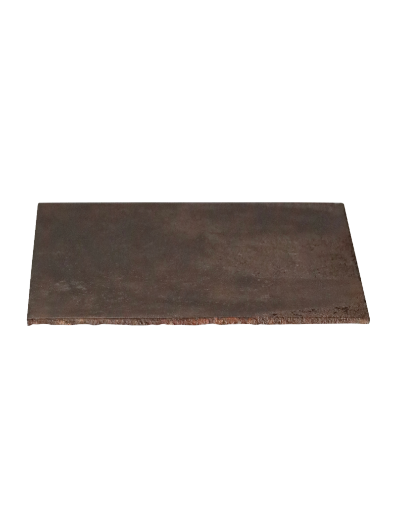 Maison Leon Van den Bogaert Waxed Antique Cast Iron Fireplace Plate
