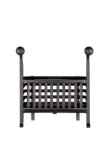 Maison Leon Van den Bogaert Coal And Wood Basket In Wrought Iron