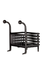 Maison Leon Van den Bogaert Coal And Wood Basket In Wrought Iron