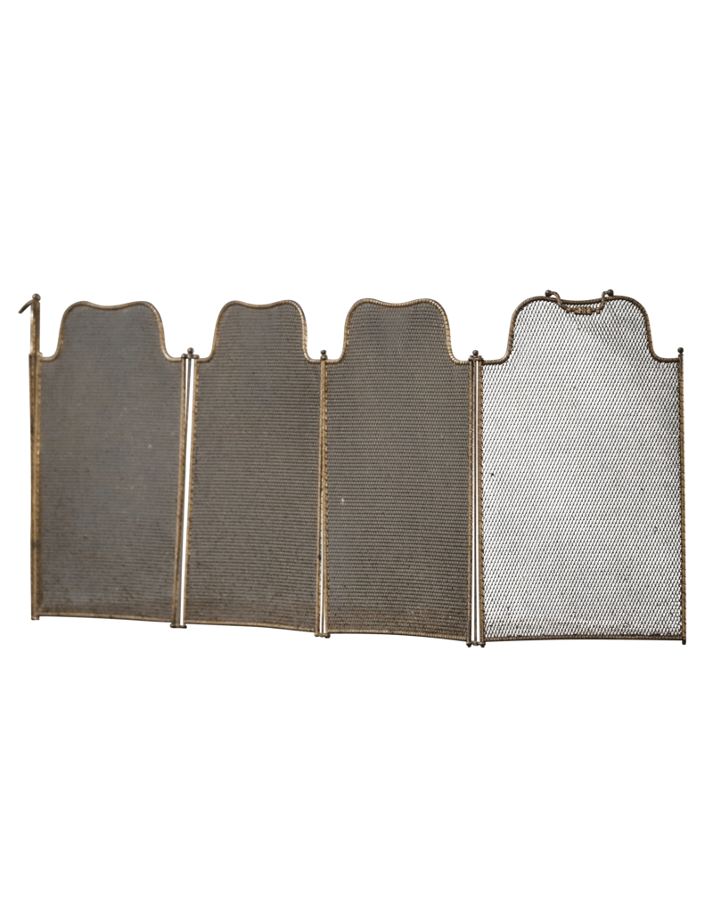 Maison Leon Van den Bogaert Rustikaler europäischer Kaminschirm mit 5 paneelen und Patina