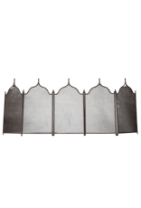 Maison Leon Van den Bogaert 5 Pannel Rustic Fireplace Screen