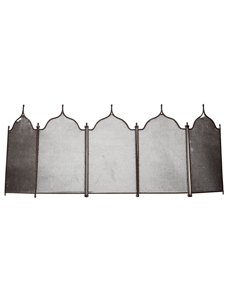 Maison Leon Van den Bogaert 5 Pannel Rustic Fireplace Screen
