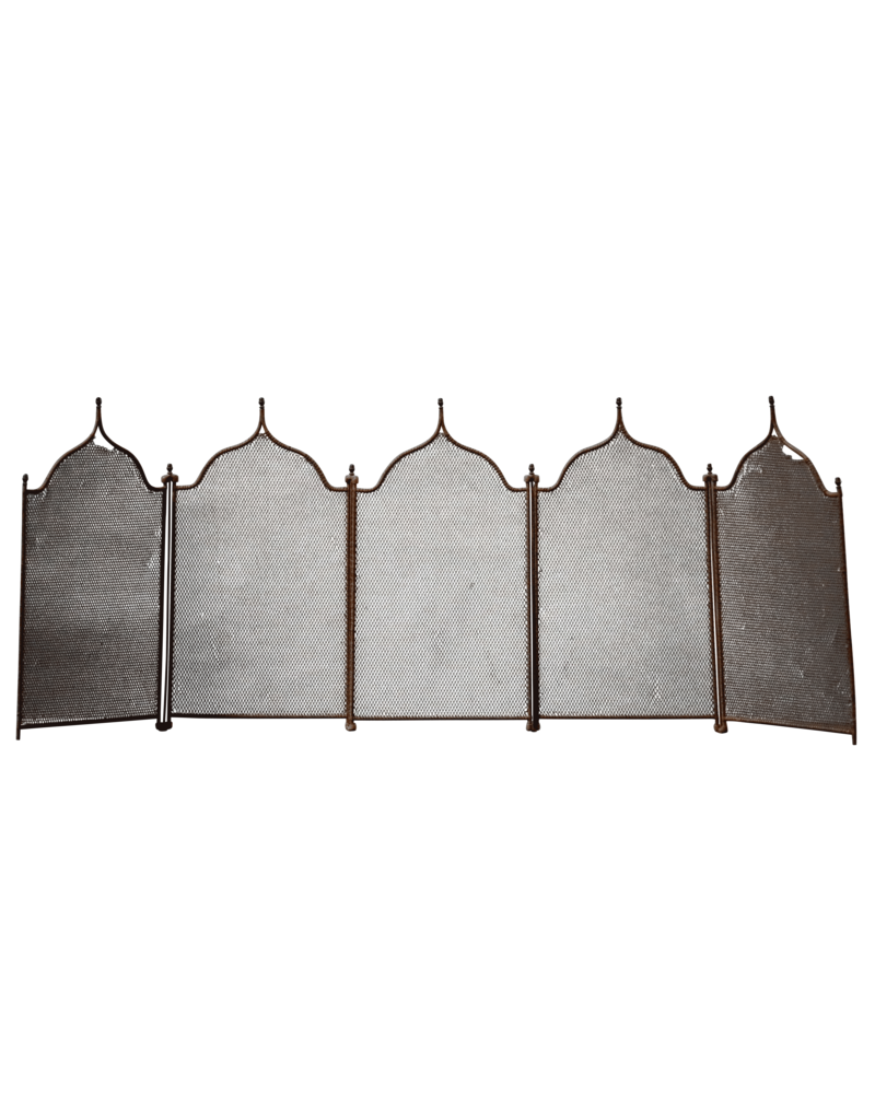 Maison Leon Van den Bogaert 5 Paneel rustikaler Kaminschirm