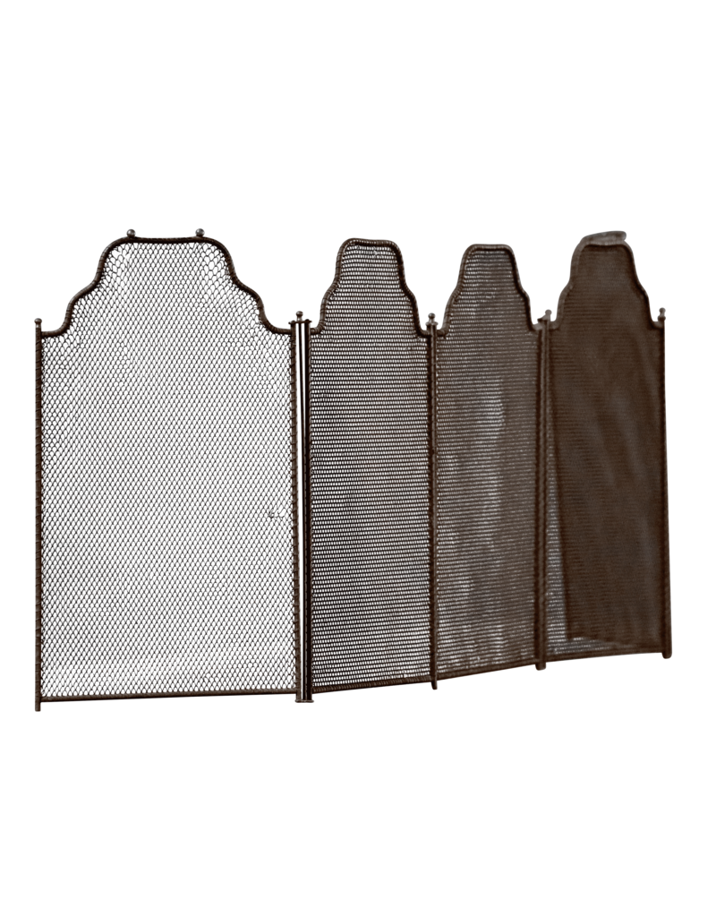 Maison Leon Van den Bogaert 5 Pannel Rustic Fireplace Screen