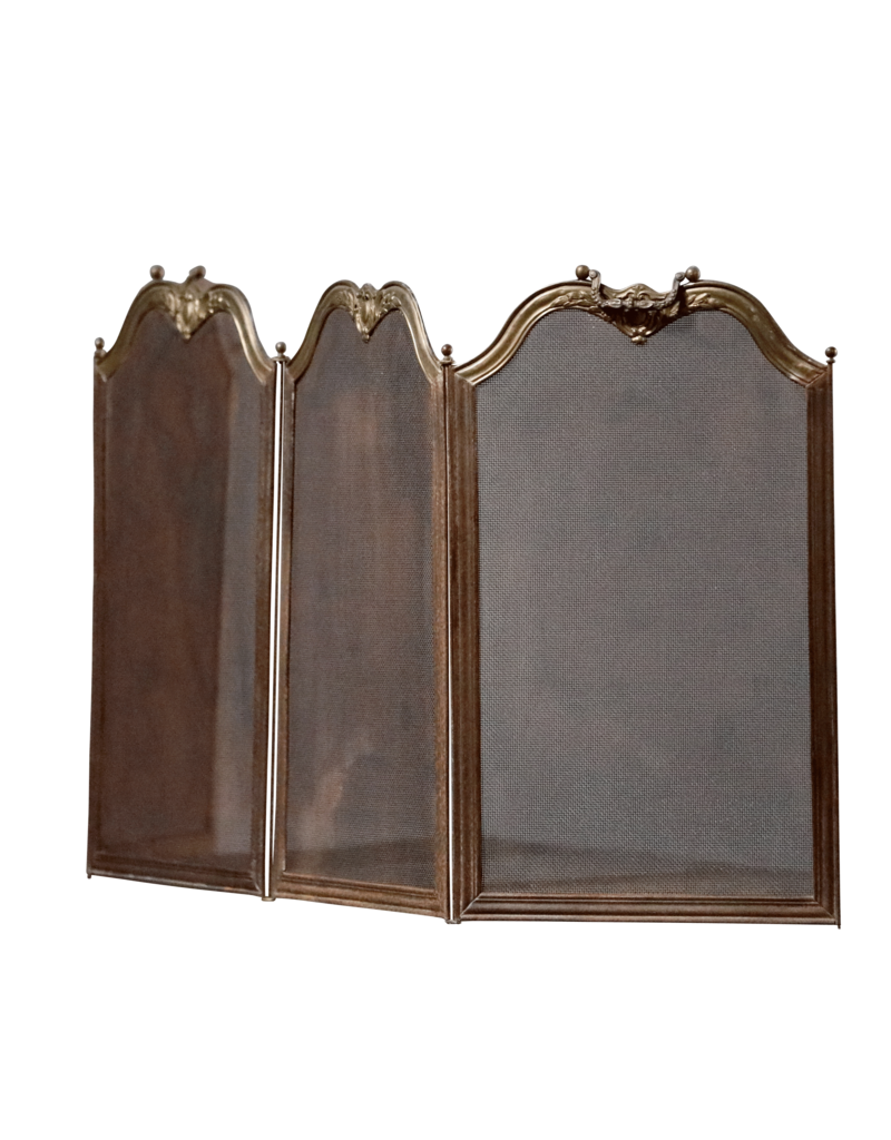 European Vintage Fireplace Screen