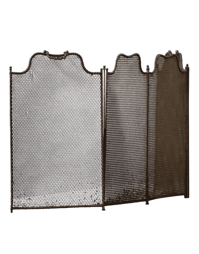 Maison Leon Van den Bogaert Französischer vintage Kaminschirm