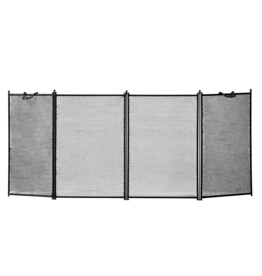 Maison Leon Van den Bogaert Black Patina Fireplace Screen