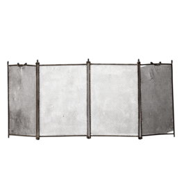 Maison Leon Van den Bogaert Rustic European Fireplace Screen