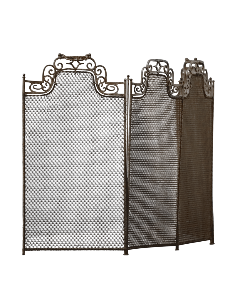 Maison Leon Van den Bogaert Art deco haardscherm — 62 cm hoog